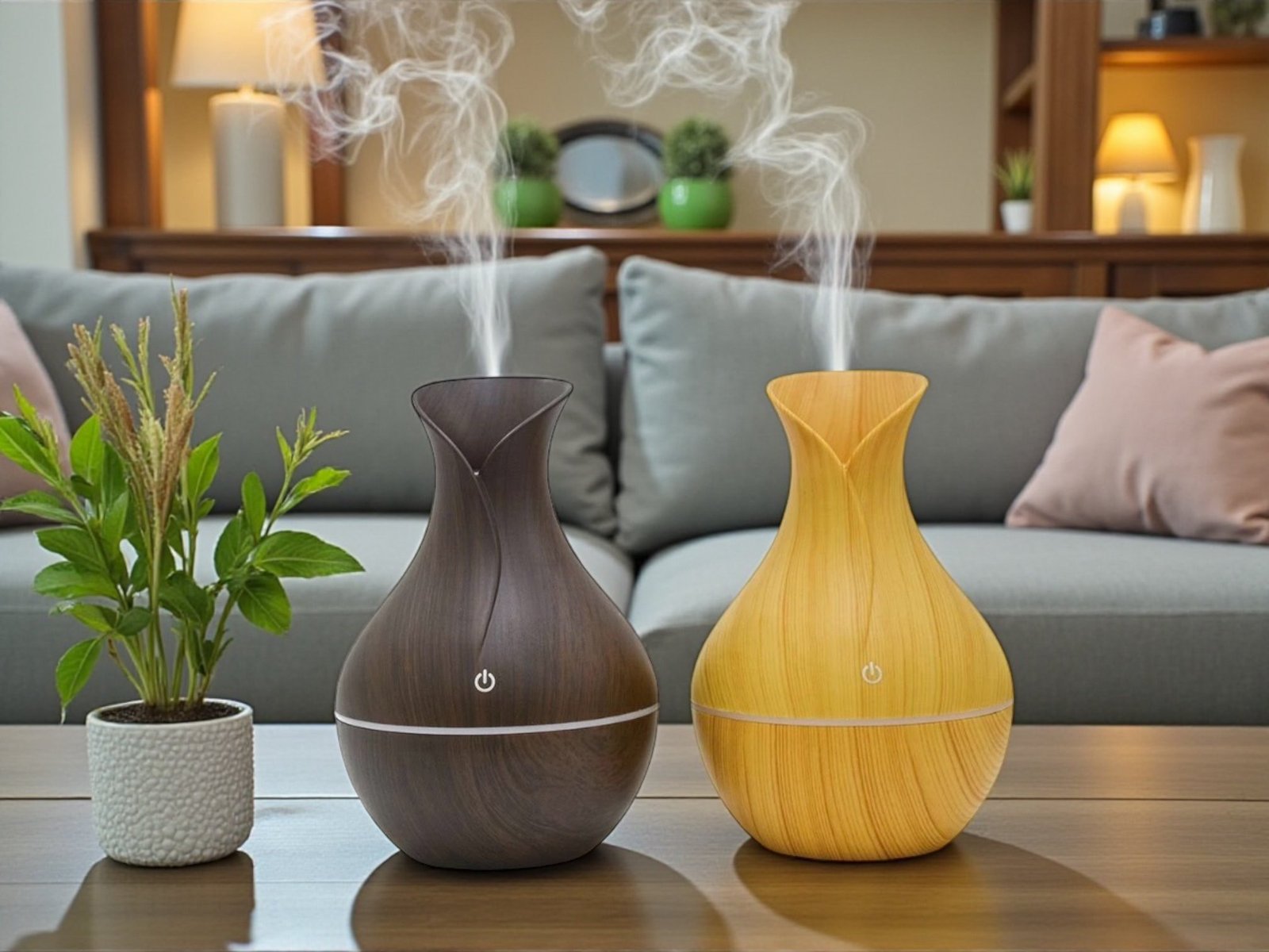 708A - Humidificador Alto Led/ Multicolor 15 cm
