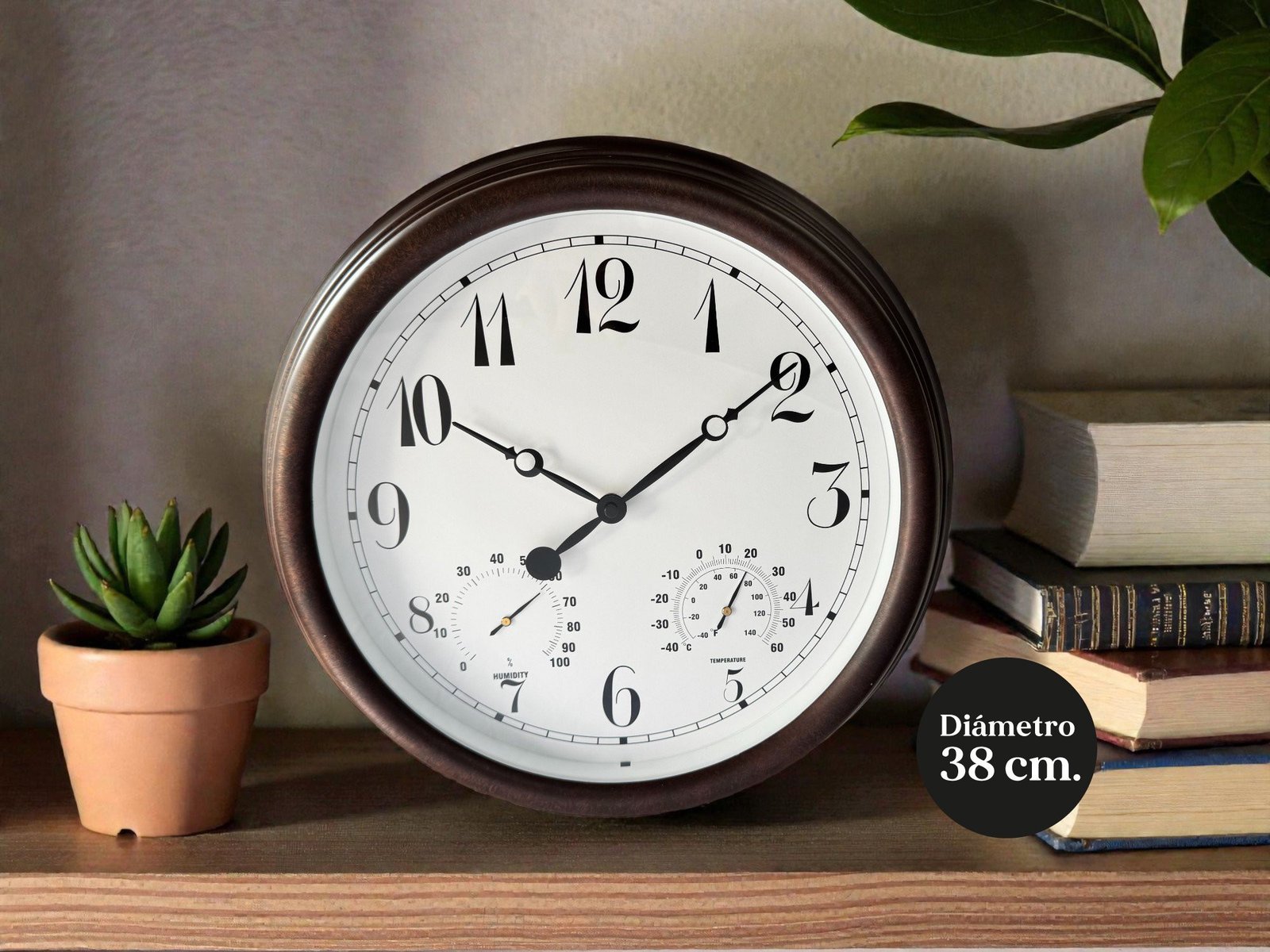 793G - Reloj Impermeable para exteriores 38cm