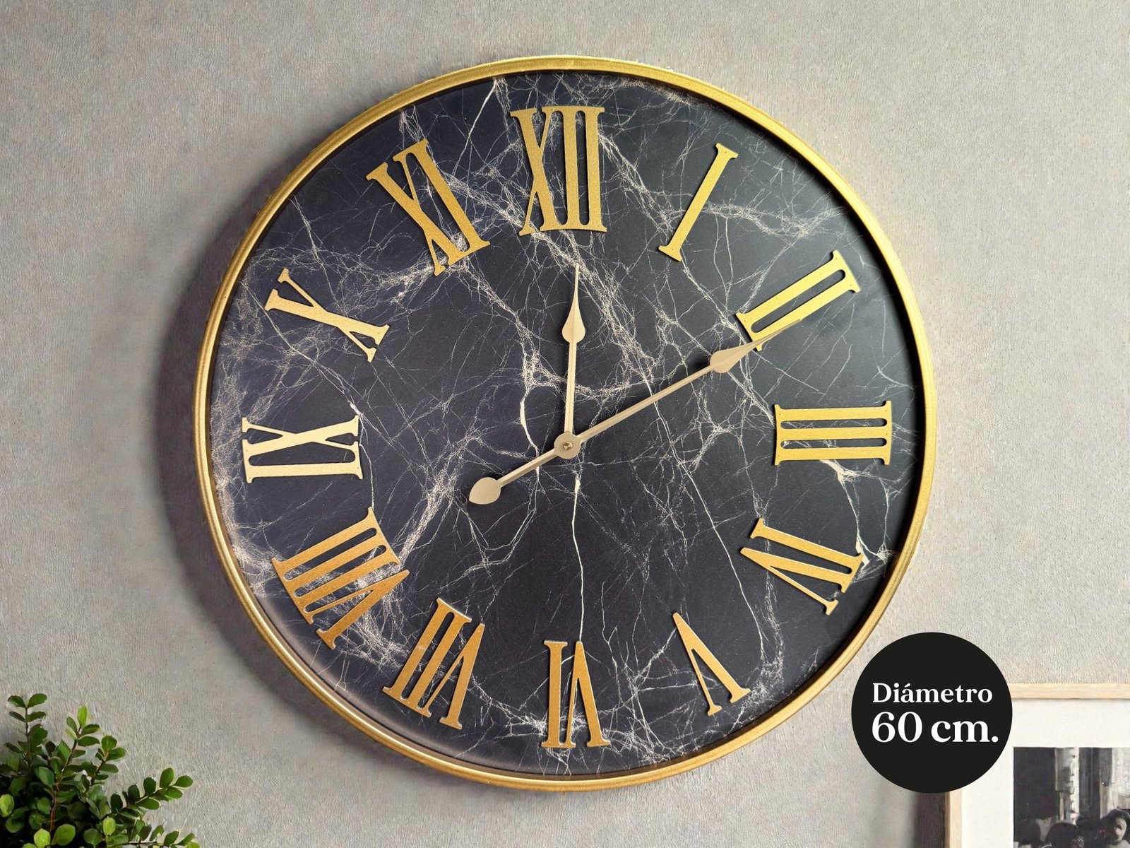 793H - Reloj de pared decoracion hogar 60cm