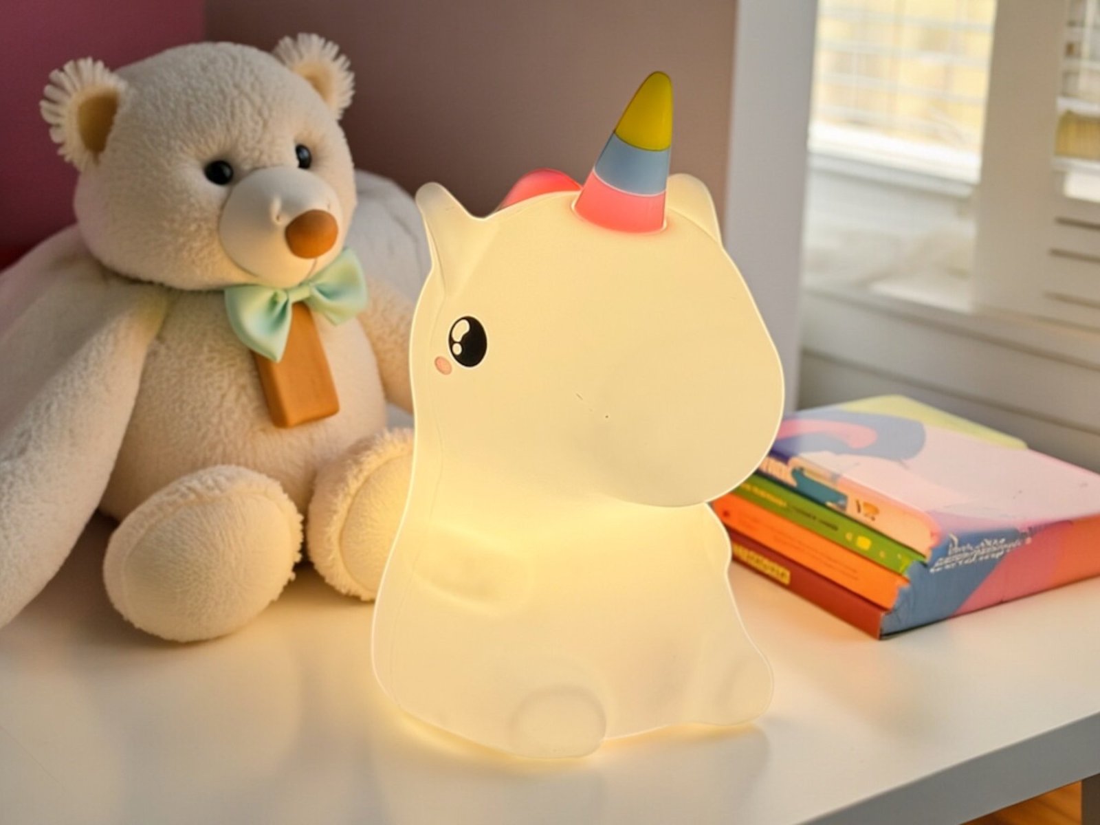 797C - Unicornio Luz Tactil 16 cm