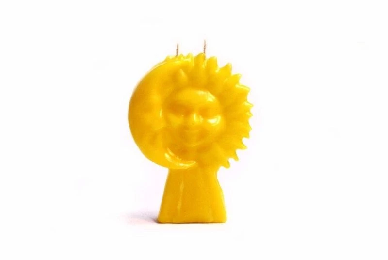 326 - Vela Sol y Luna 12 x 7 cm