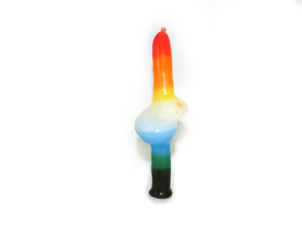 347A - Vela Nudo 7 Colores 16 cm