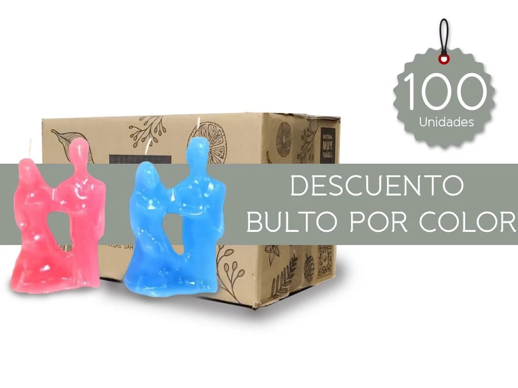 351B Vela Pareja 10 x 6.5 cm (Bto x 100)