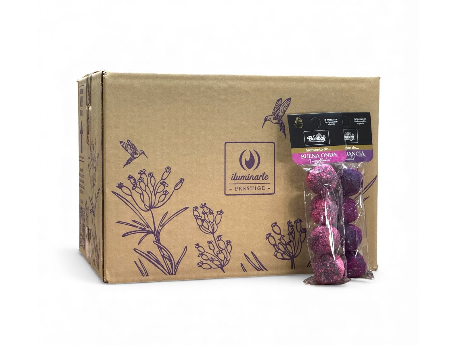 433BB - Esferas Bombay Bolsa x 4 Bto x 70