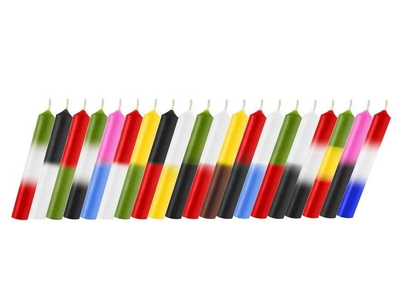 195 - Velas cortas combinadas x 50 unid