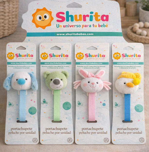 1116 - Portachupete peluche por unidad