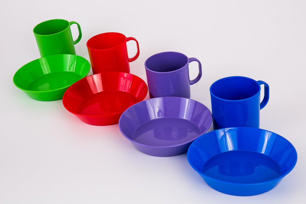 422 - Set escolar doble: plato hondo y taza
